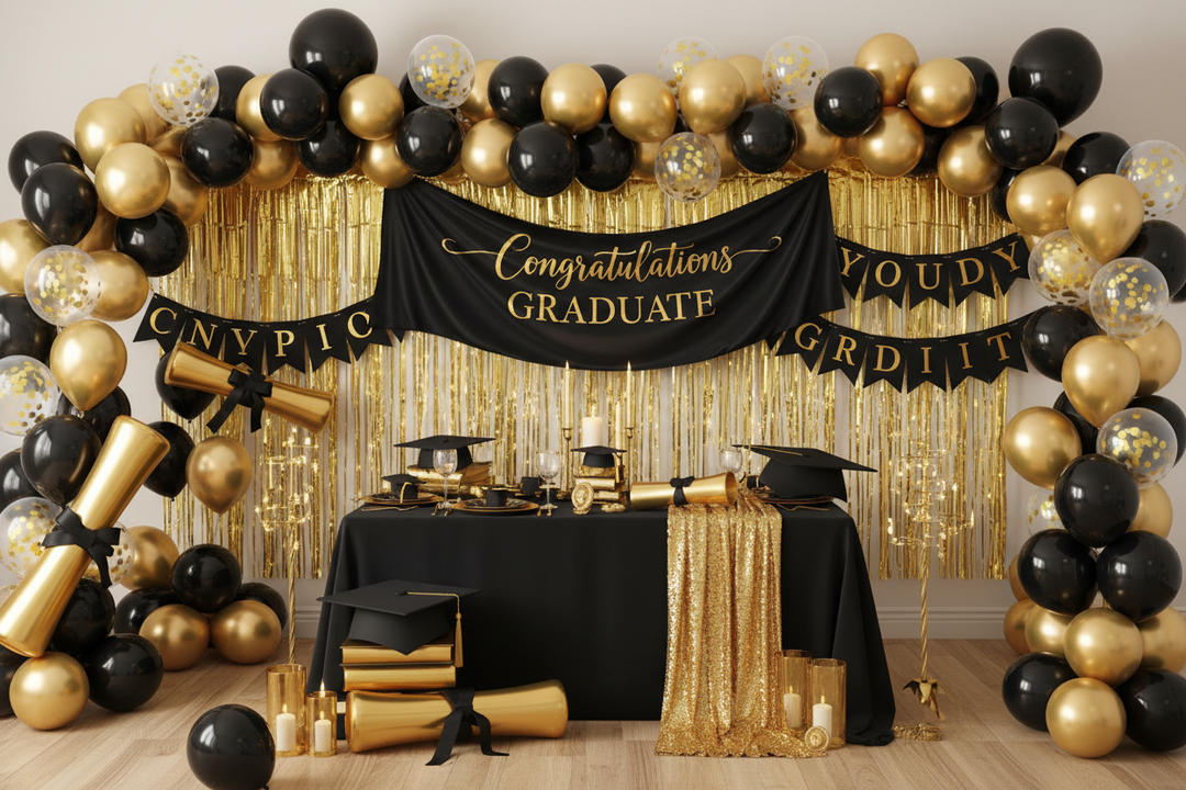 Gold & Black Graduation
