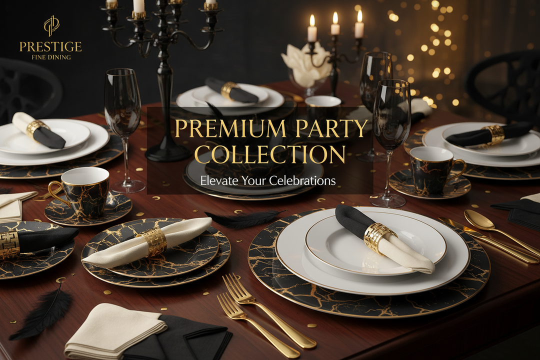 This collection requires party tableware