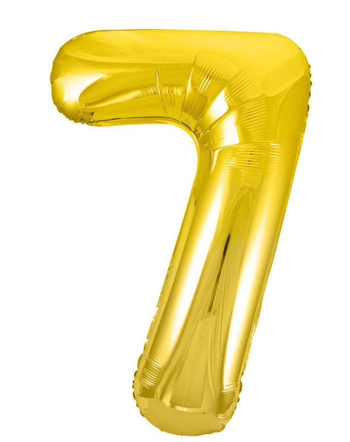 Gold Number 1 Balloon
