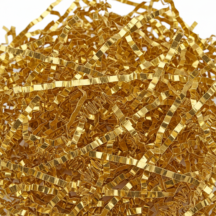Gold Shredded Paper - Gift Basket Filler