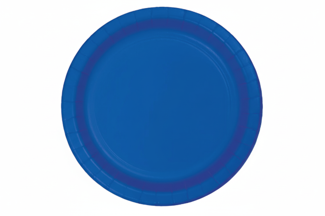 Blue Paper Plate 9inch