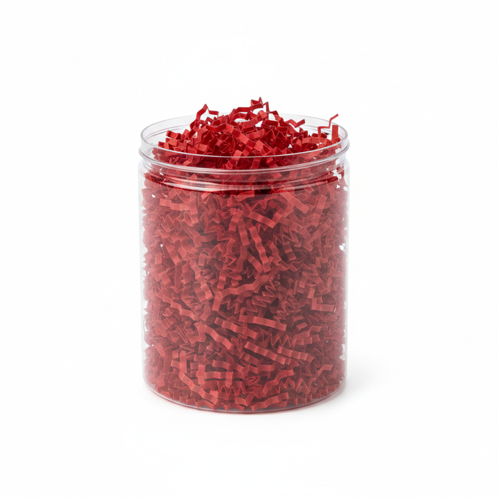 Red Shredded Paper - Gift Basket Filler