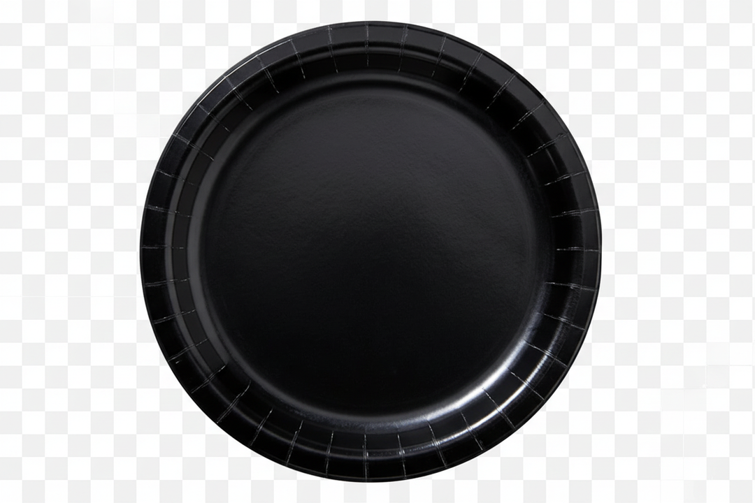 Black Paper Plate 9inch