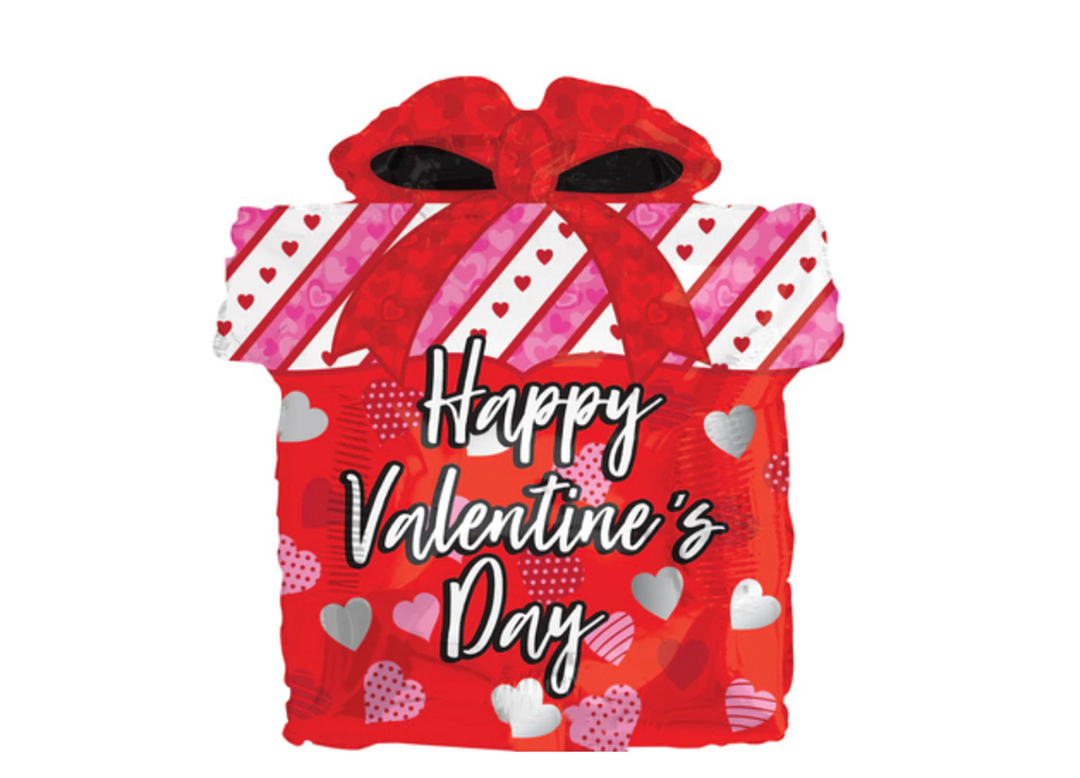 red valentines day balloon