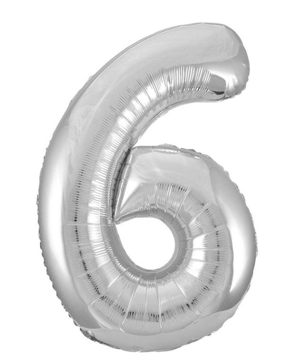 6 Shaped Foil Balloon 
